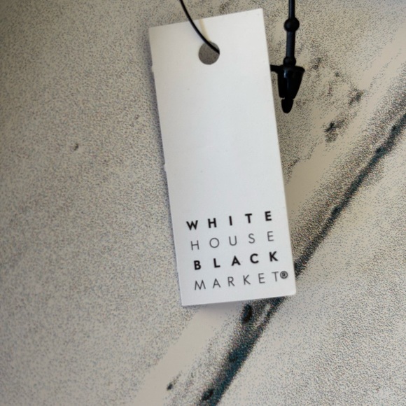 White House Black Market Black Clutch with Sunflower Design - Picture 6 of 10